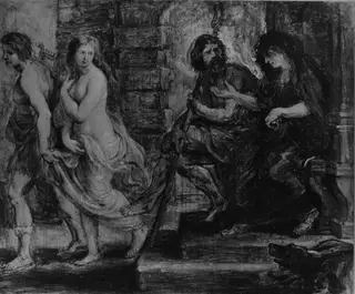 Orpheus leads Eurydice from Hades (Ovid, Metamorphoses, X, 1-39)