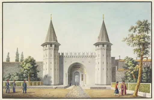 Orta Kapi or the Middle Gate of Topkapi Sarayi