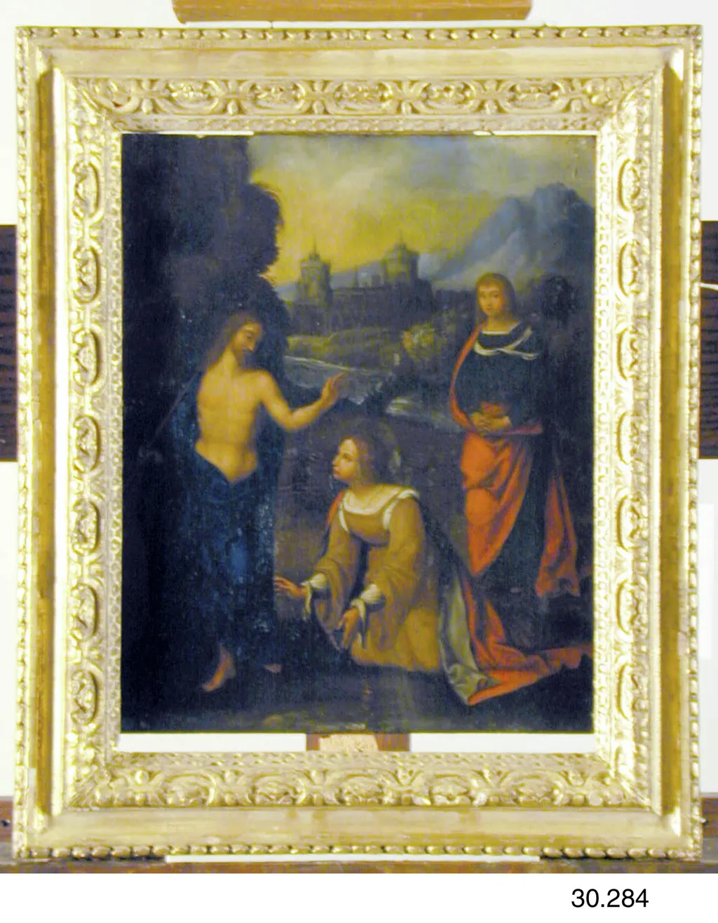 Noli Me Tangere, by Ortolano, oil, 1500