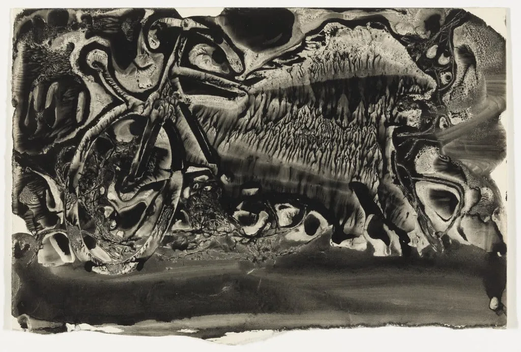 Untitled, by Oscar Domínguez, gouache, 1937