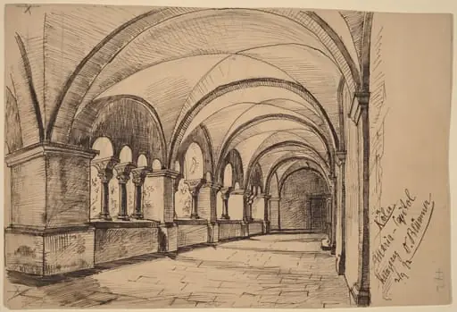 Koln, Maria-Capitol, by Oscar F. Bluemner