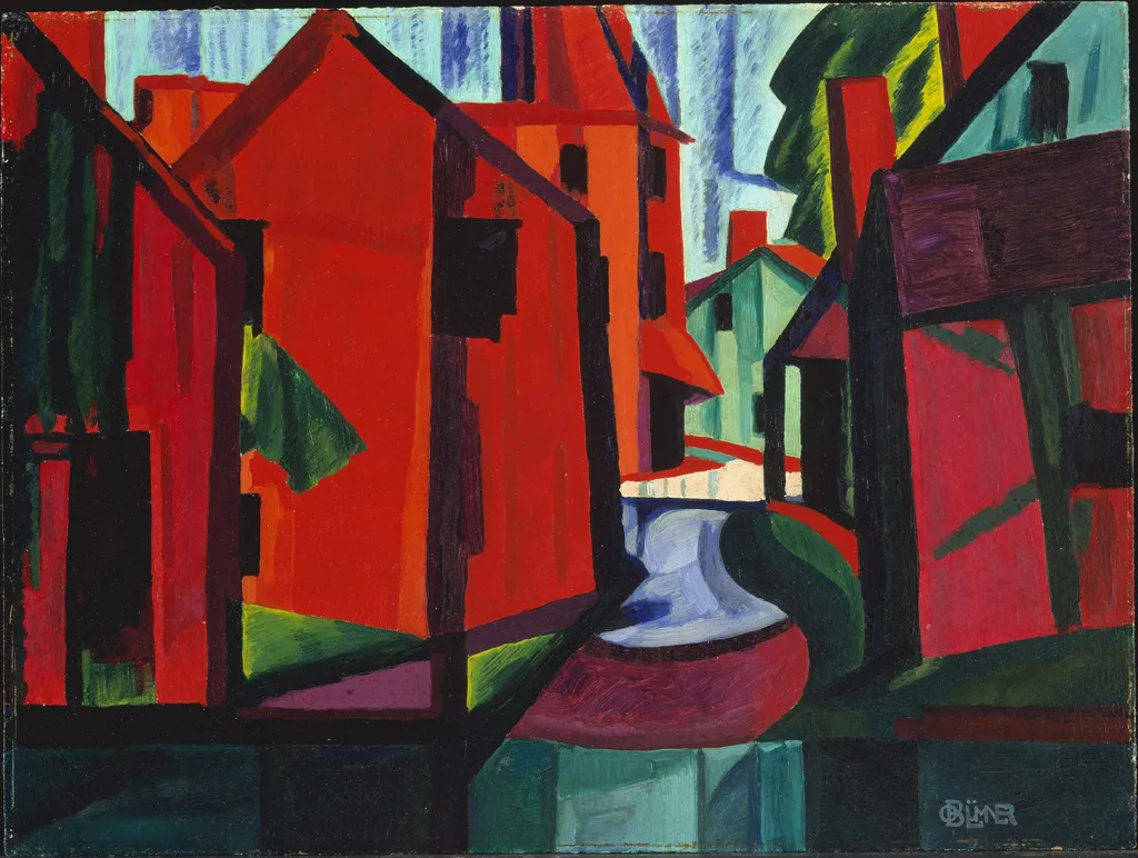 Little Falls, New Jersey, by Oscar Florianus Bluemner, unspecified, 1917