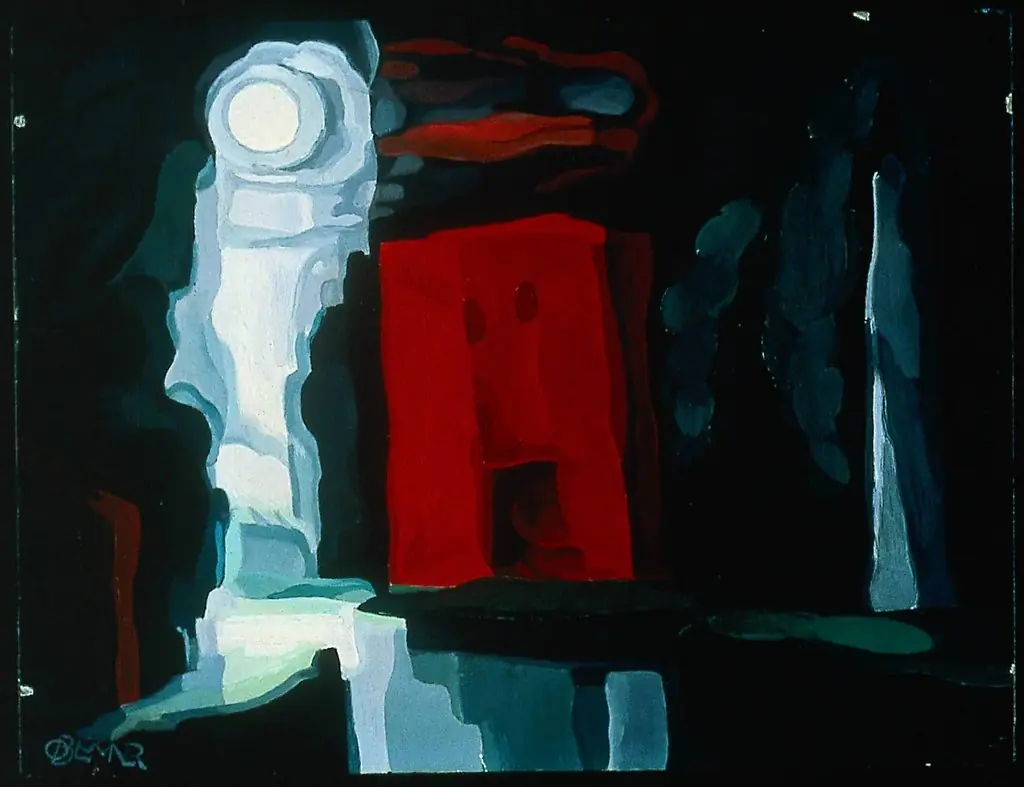 Moon—Night Mood, by Oscar Florianus Bluemner