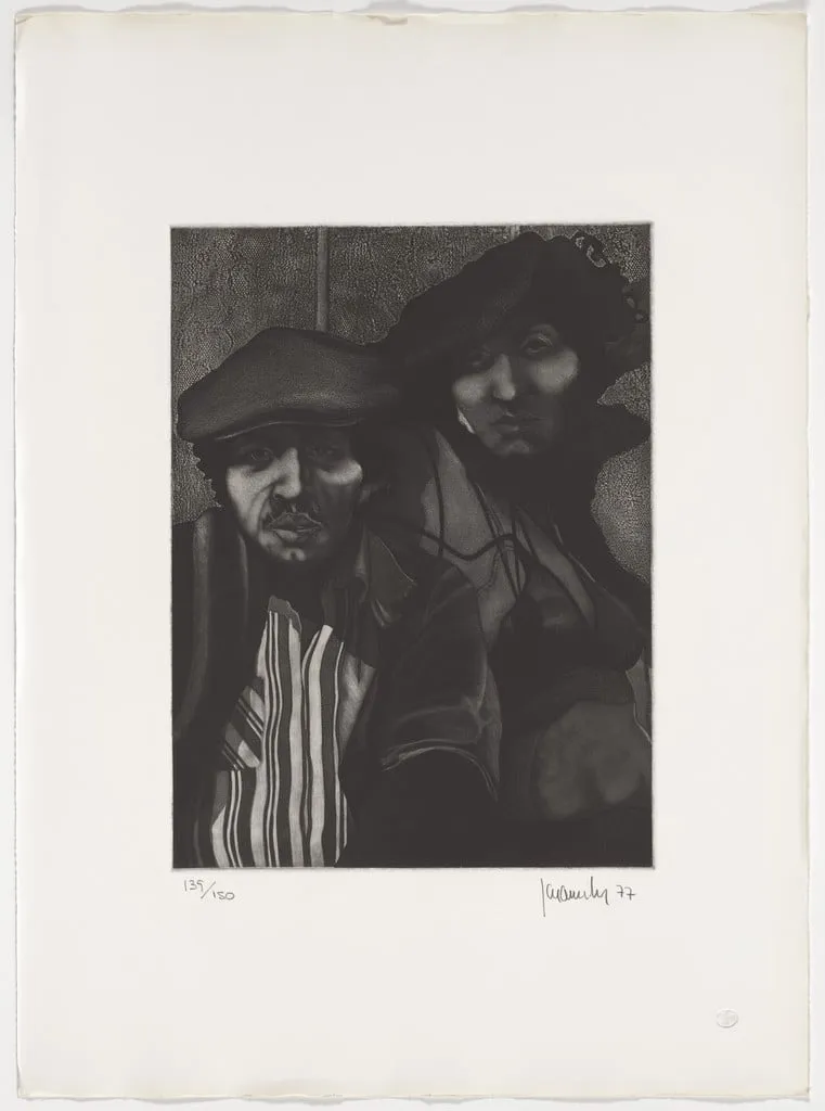 Untitled, by Oscar Jaramillo, ink, 1977