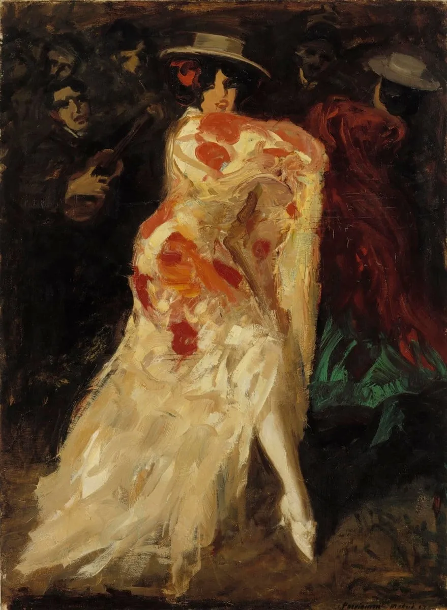 Espanjalainen tanssijatar (Tango), by Oscar Parviainen, unspecified