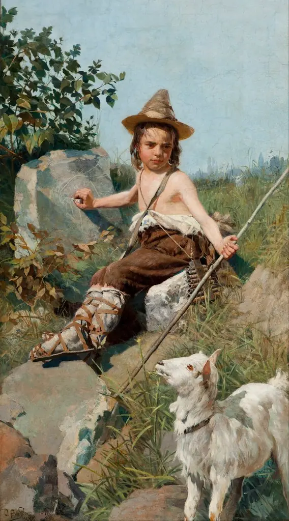 Giotto’s Childhood, by Oscar Pereira da Silva