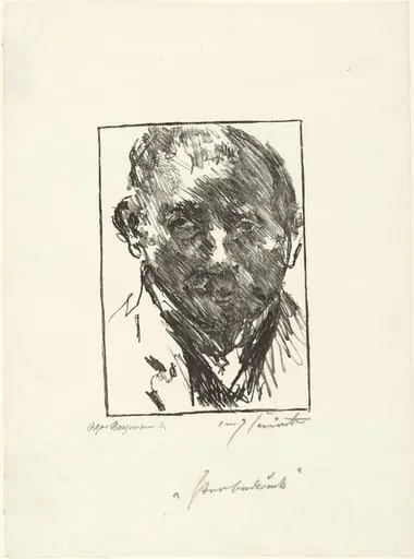 Untitled, by Oskar Bangemann Lovis Corinth