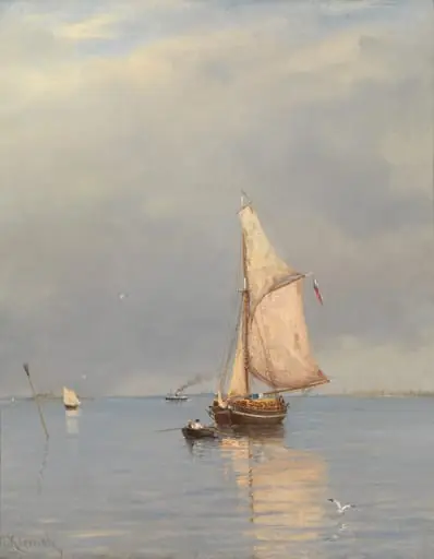 Halkojaala Helsingin edustalla, by Oskar Conrad Kleineh