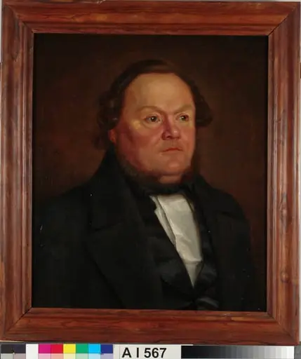 Oulun kaupunginvoudin Jacob Forssin muotokuva, by Oskar Nylander