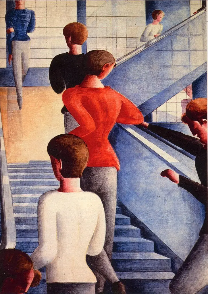 Bauhaus Stairway, by Oskar Schlemmer