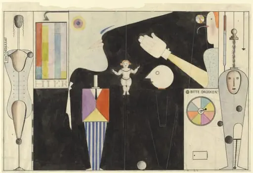 Untitled, by Oskar Schlemmer