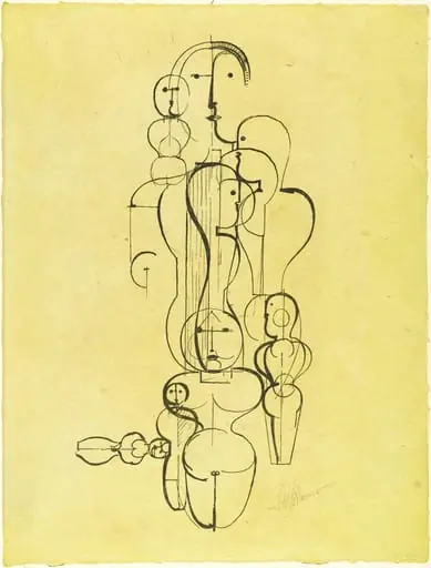 Untitled, by Oskar Schlemmer