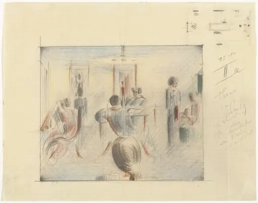 Untitled, by Oskar Schlemmer
