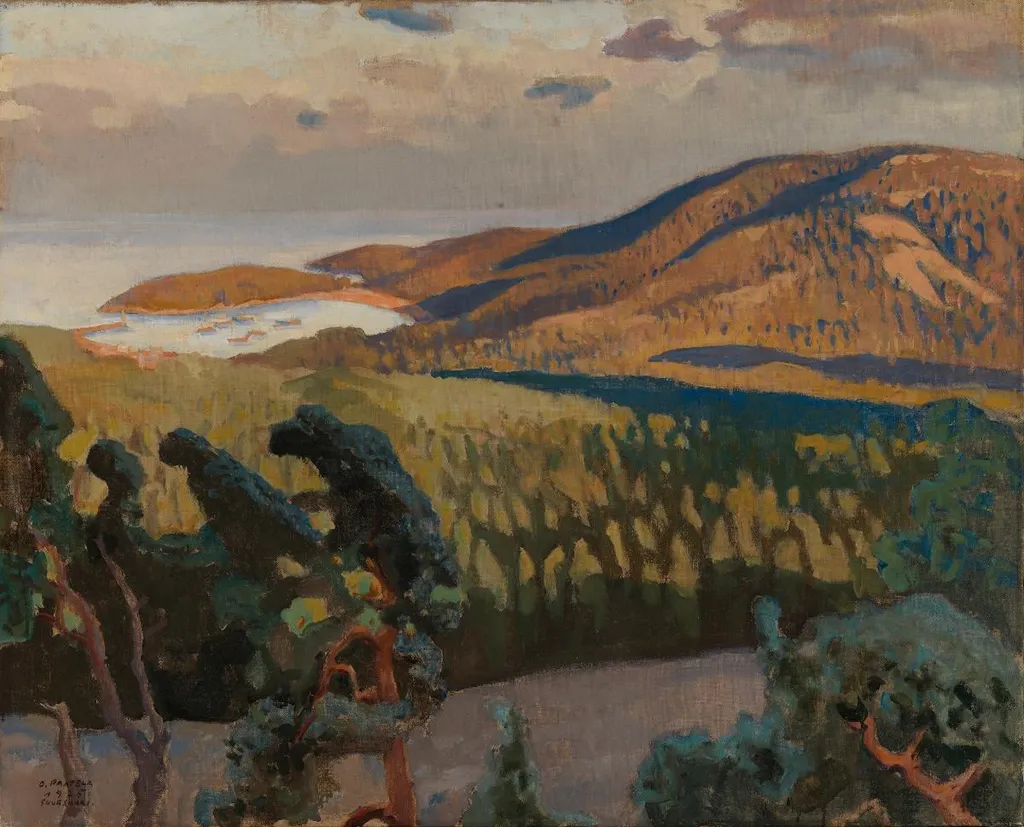 Maisema Suursaarelta, by Oskari Paatela, unspecified