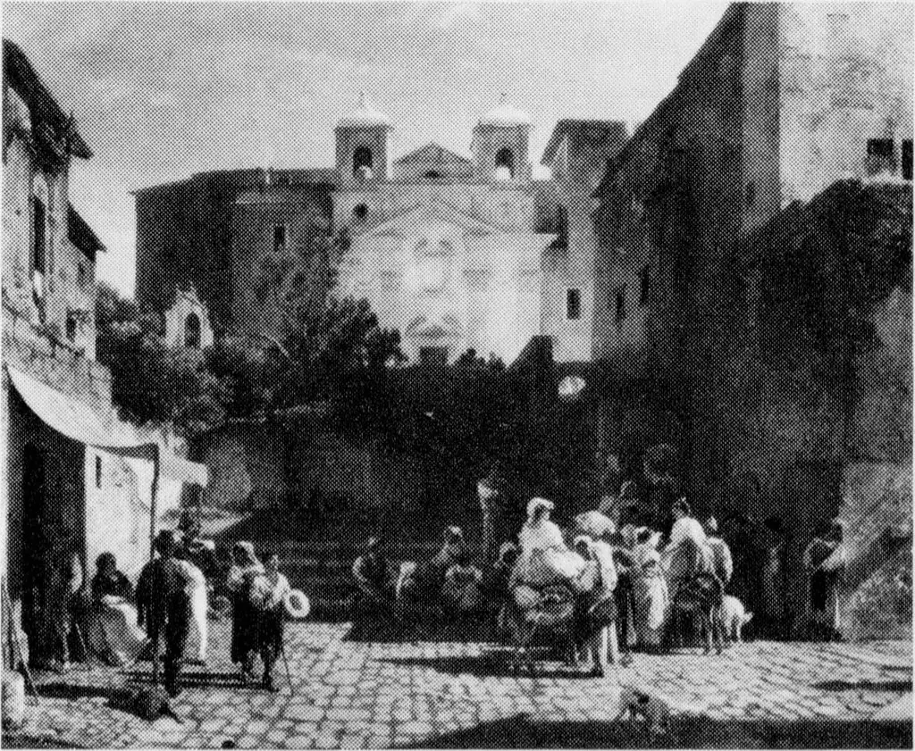 Market Day in an Italian Town, by Oswald Achenbach