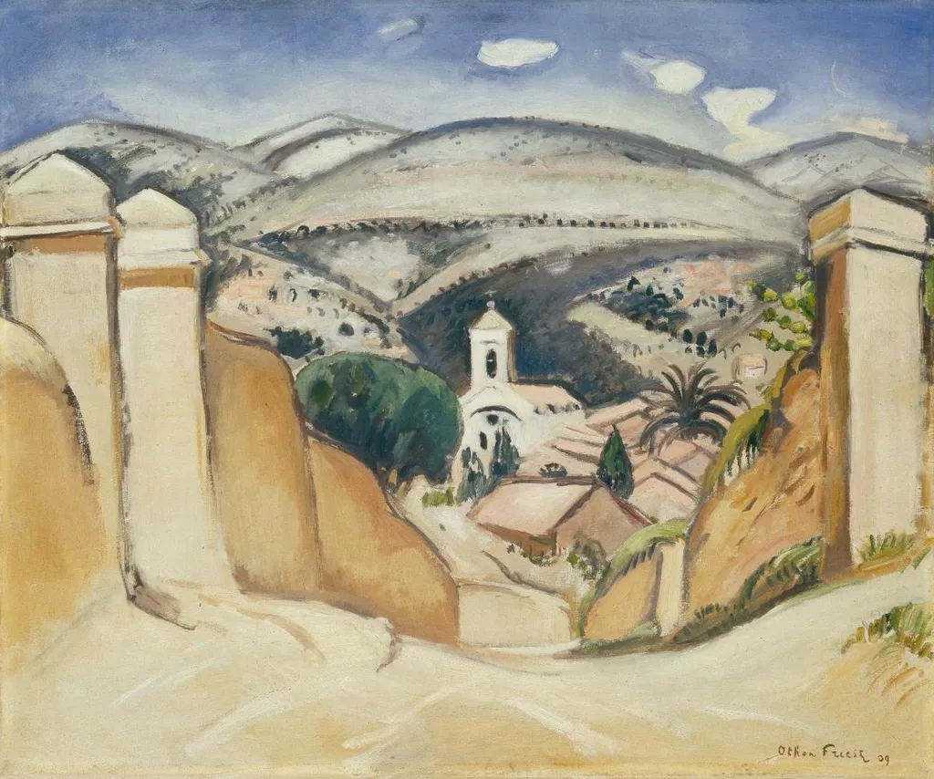 Entrée de Cassis, by Othon Friesz, oil, 1909