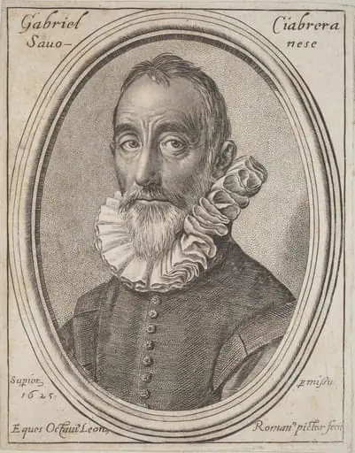 Gabriello Chiabrera, by Ottavio Leoni