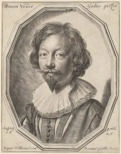 Simon Vouet, by Ottavio Leoni