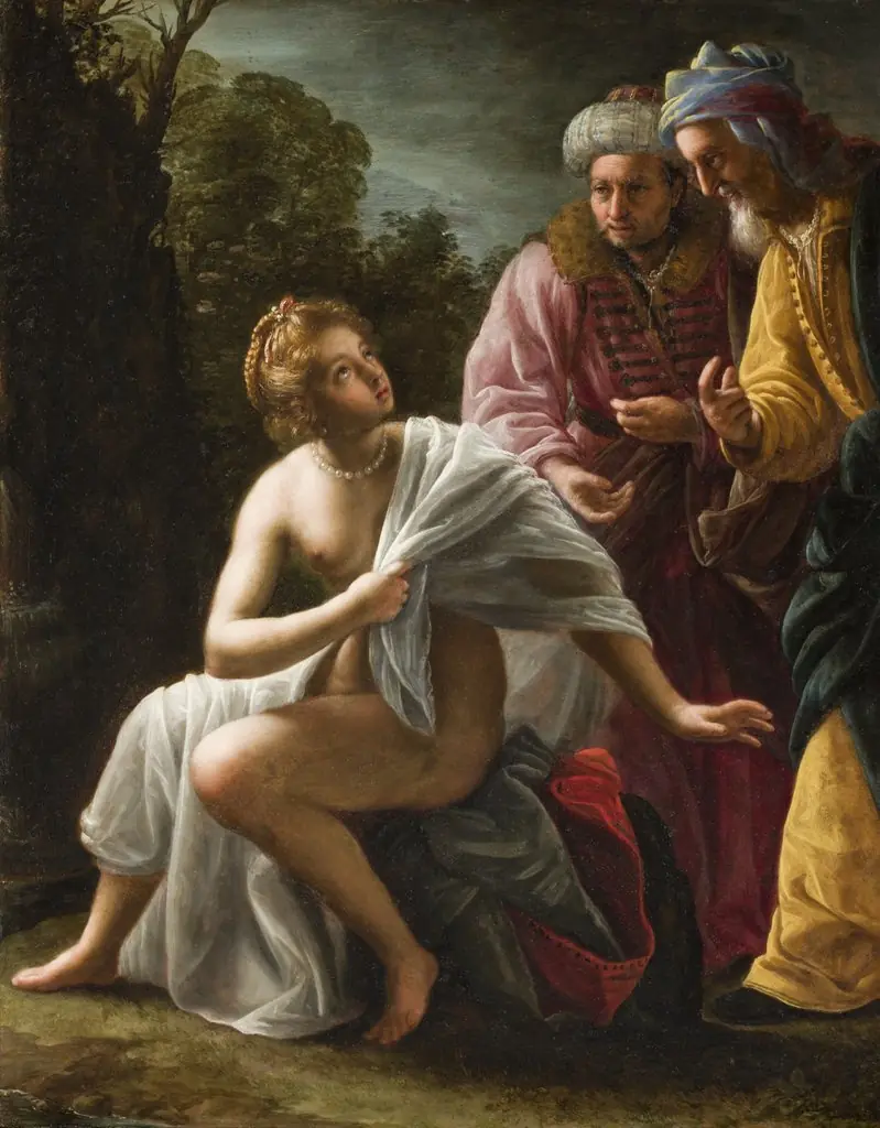 Susanna and the Elders, by Ottavio Leoni