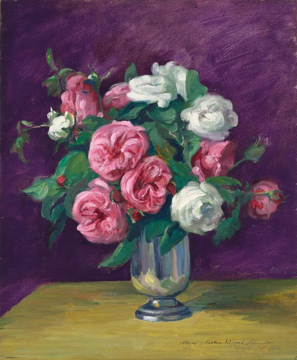Rosen, by Ottilie Roederstein, oil, 1907