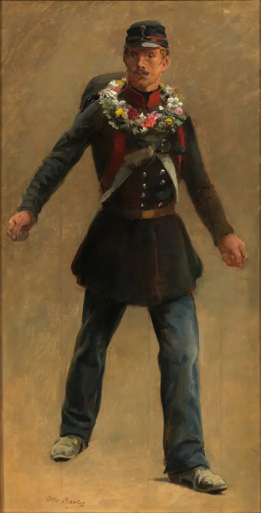 Danish Soldier from the First Schleswig War. Study, by Otto Bache