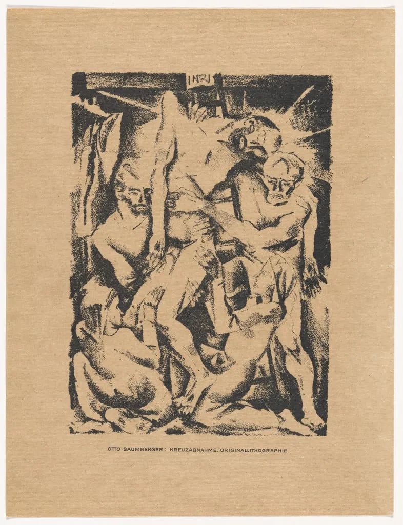 Untitled, by Otto Baumberger, ink, 1918