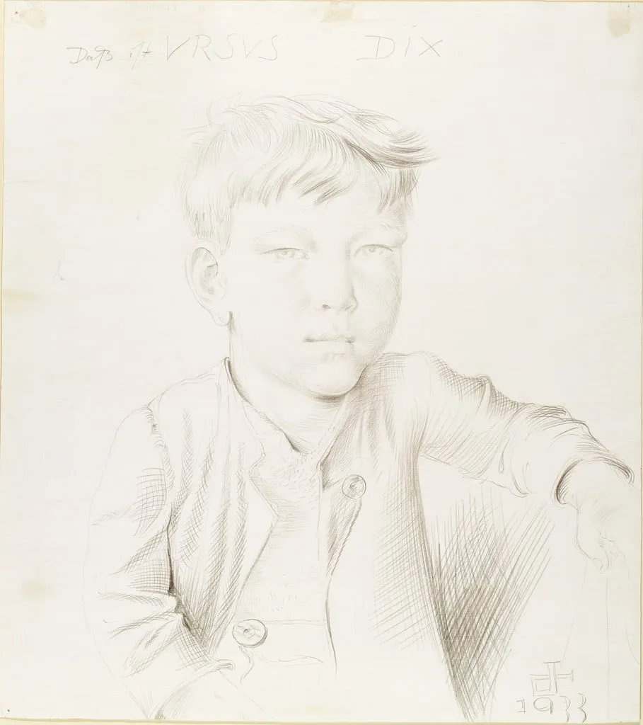 Untitled, by Otto Dix, silver, 1933