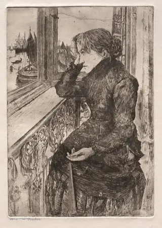 Etchings of Venice: Beautiful View, by Otto H. Bacher