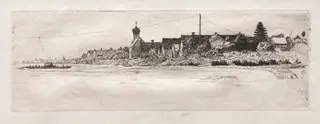 Ferry at Schwabel Weiss, by Otto H. Bacher
