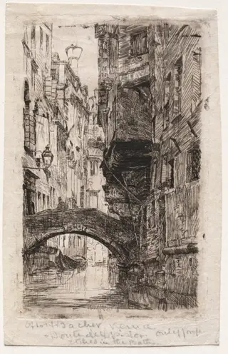 Ponte del Pistor, by Otto H. Bacher