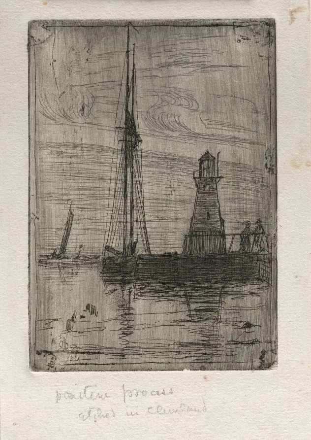 River Pier, by Otto H. Bacher, 1890