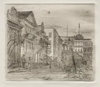 Southwest Corner, Public Square, Cleveland, by Otto H. Bacher