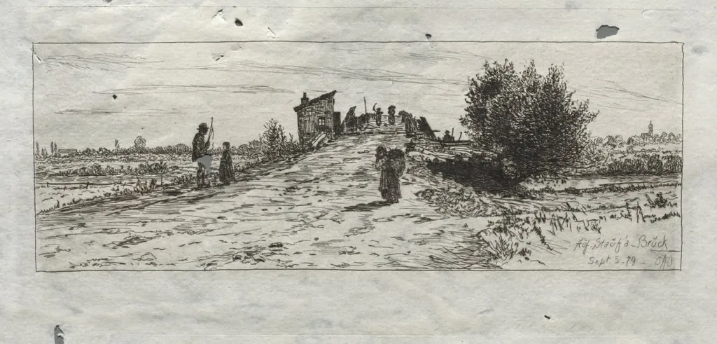 Auf Stauf a-Bruck, by Otto Henry Bacher, 1879