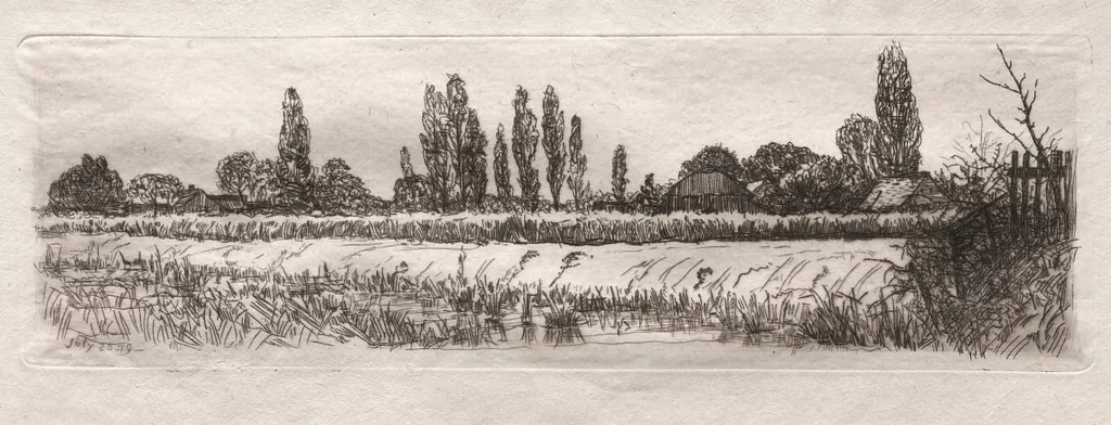 Cornfield, by Otto Henry Bacher, 1879