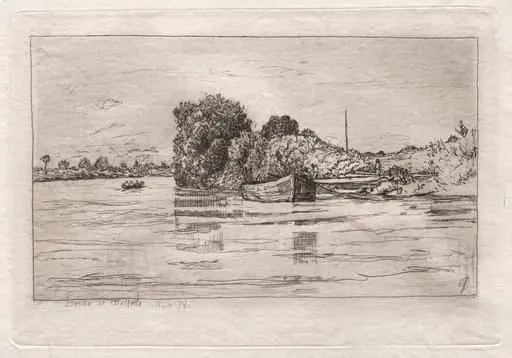 Danube at Walhalla, by Otto Henry Bacher