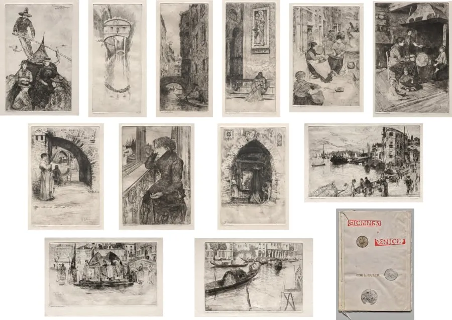 Etchings of Venice, by Otto Henry Bacher, 1881