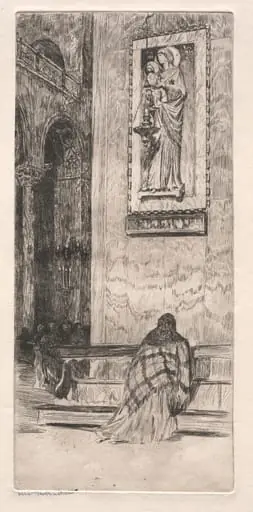 Etchings of Venice: St. Marks, by Otto Henry Bacher