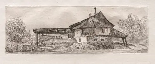 Old Mill on the Danube, by Otto Henry Bacher