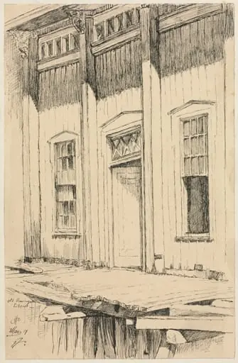 Old Passenger Depot, Cleveland, by Otto Henry Bacher