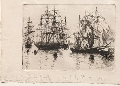 Sailing Boats, Venice, by Otto Henry Bacher