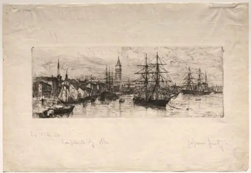 Shipping and the Ducal Palace, by Otto Henry Bacher