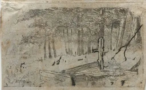 Small Study of Trees, by Otto Henry Bacher