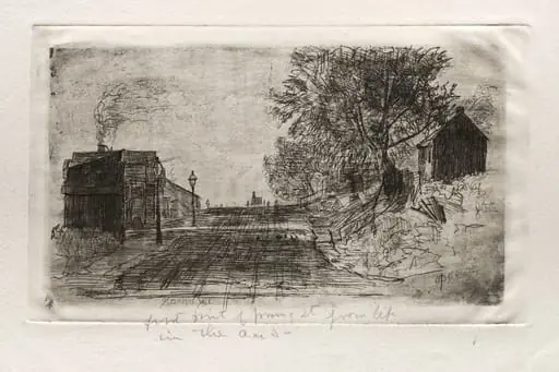 Spring Street, by Otto Henry Bacher