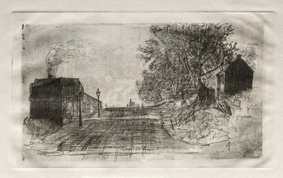 Spring Street, September 1878, by Otto Henry Bacher, 1878