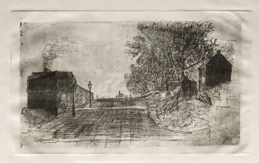 Spring Street, September 1878, by Otto Henry Bacher