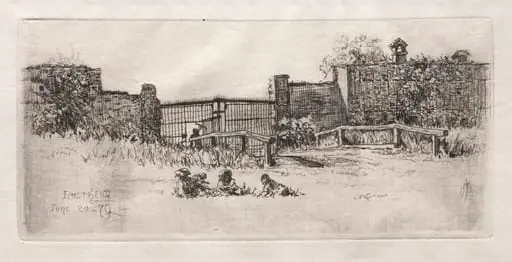 The Gate, Lustheim, by Otto Henry Bacher