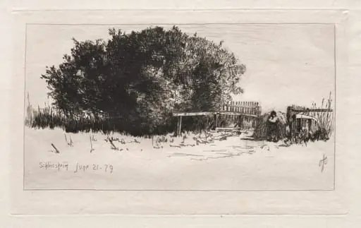 The Gate, Schleissheim, by Otto Henry Bacher