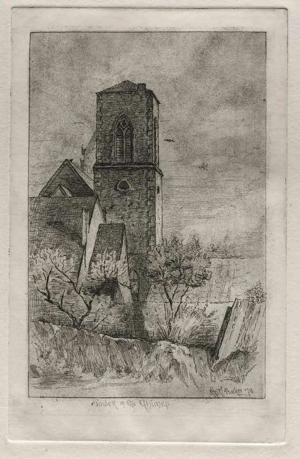 Tower of the Chimes, by Otto Henry Bacher, 1878