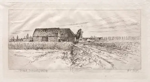 Unter Schleissheim, by Otto Henry Bacher