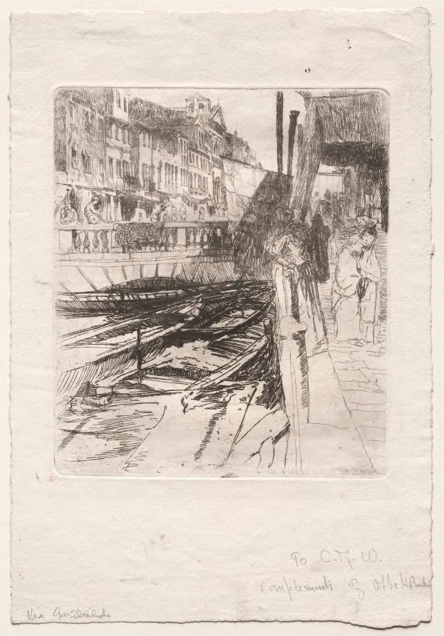 Via Garibaldi, by Otto Henry Bacher, 1900